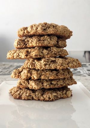 Una foto de Galletitas de avena veganas