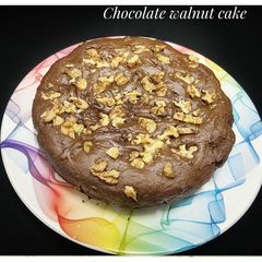 A picture of Chocolate walnut cake.