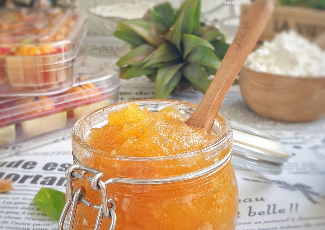 Selai Nanas Anti Letup (Filling Kue Nanas)