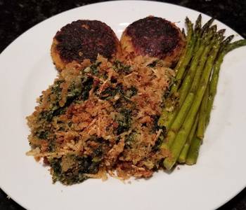 Easy Serving Recipe Spinach Au Gratin Yummy