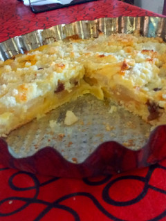Una foto de La tarta de manzana más fácil
