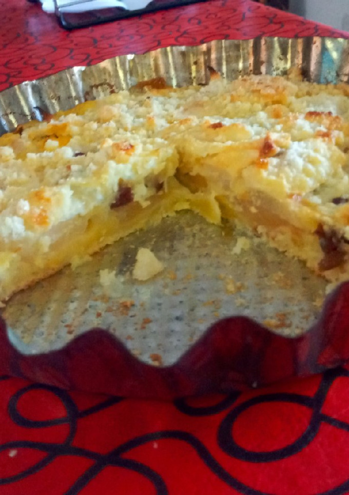 Una foto de La tarta de manzana más fácil
