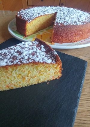 A picture of Carrot Cake with Almond Flour and Orange.