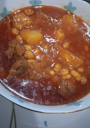 عکسی از دستور آبگوشت🧅🥔