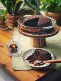 MOIST CHOCOLATE CAKE (tak guna mixer)