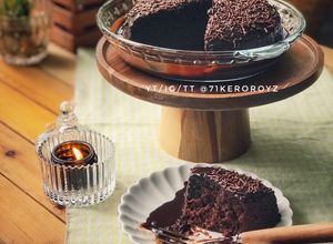 Gambar MOIST CHOCOLATE CAKE (tak guna mixer)