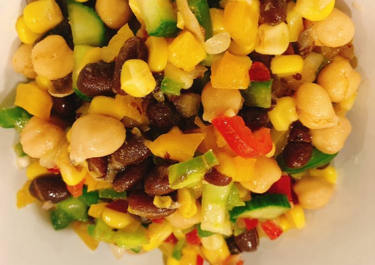 Step-by-Step Guide to Make Jamie Oliver Black Bean &amp; Chickpea Salad