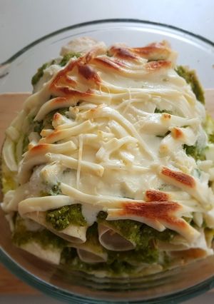 A picture of Baked Enchiladas Suizas.