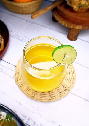 Foto resep Teh Kulit Jeruk dengan Anggur