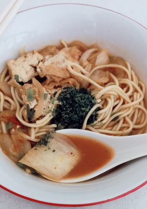 Foto resep Mie Rebus Kimchi (Kimchi Noodle Soup)