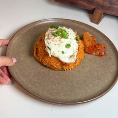 A picture of 5-Ingredient Kimchi Fried Rice.