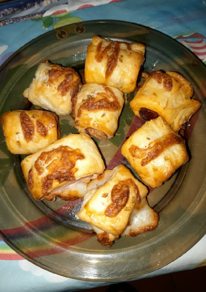 Una foto de Montaditos de hojaldre