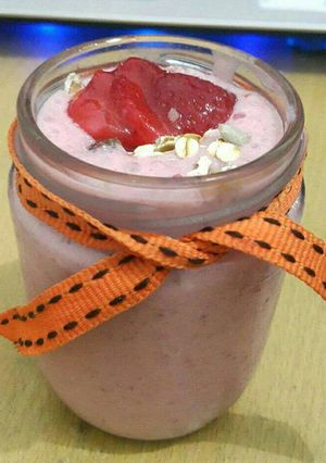 Foto resep Strawberry Soymilkshake Vegan