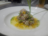 Ceviche con maracuyá