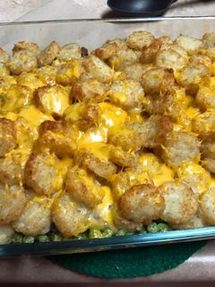 A picture of Tater Tot Casserole.