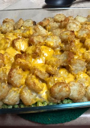 A picture of Tater Tot Casserole.