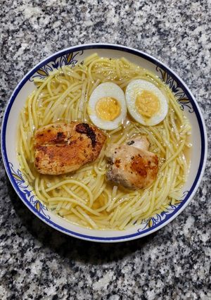 Una foto de Ramen falso🫣