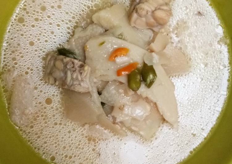 Resep Sayur rebung santan yang Lezat