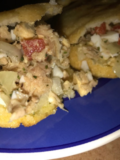 Una foto de Arepas de atún