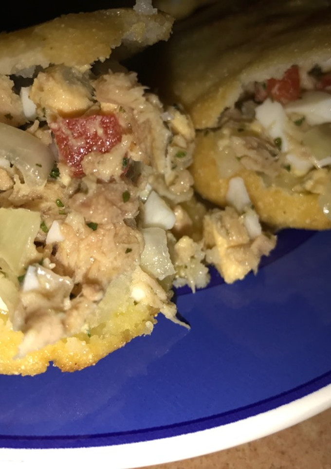 Una foto de Arepas de atún