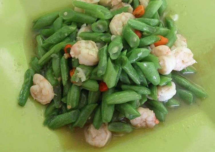 Tumis Buncis Udang (No MSG)