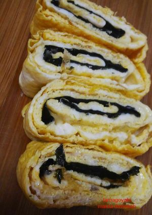 Foto resep Tamagoyaki feat nori dan keju