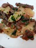 Filete de ternera en salsa de piña
