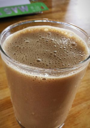 Foto principal de Batido de soja de café y plátano