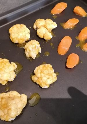 Une photo de Légumes rôtis au four
