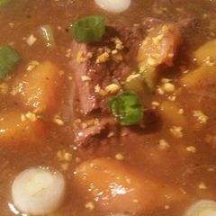 A picture of Blue Moon Beef Stew.