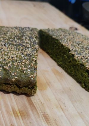 Una foto de Pan de espinaca en Airfryer