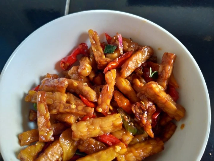 Cara Mudah Membikin Resep Kering tempe pedas manis yang Bisa Manjain Lidah Anti Ribet, Bikin Ngiler