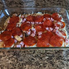 A picture of Crustless Pizza.
