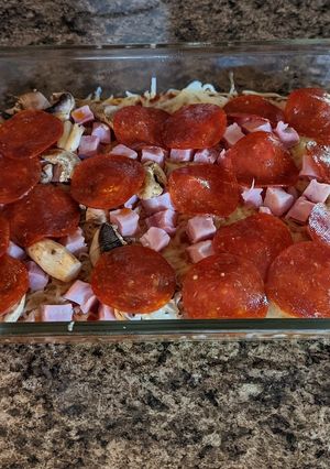 A picture of Crustless Pizza.