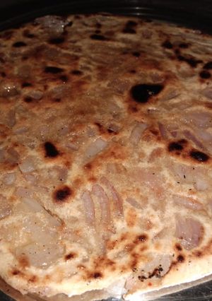 A picture of Onion Parantha.