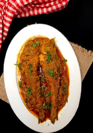সামুদ্রিক পোয়া মাছ ভুনা রেসিপির প্রধান ছবি