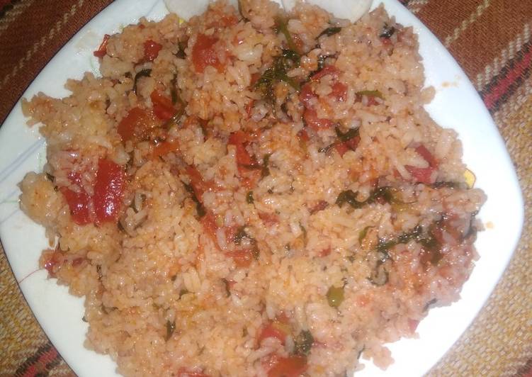 Simple Way to Prepare Quick Tomato rice