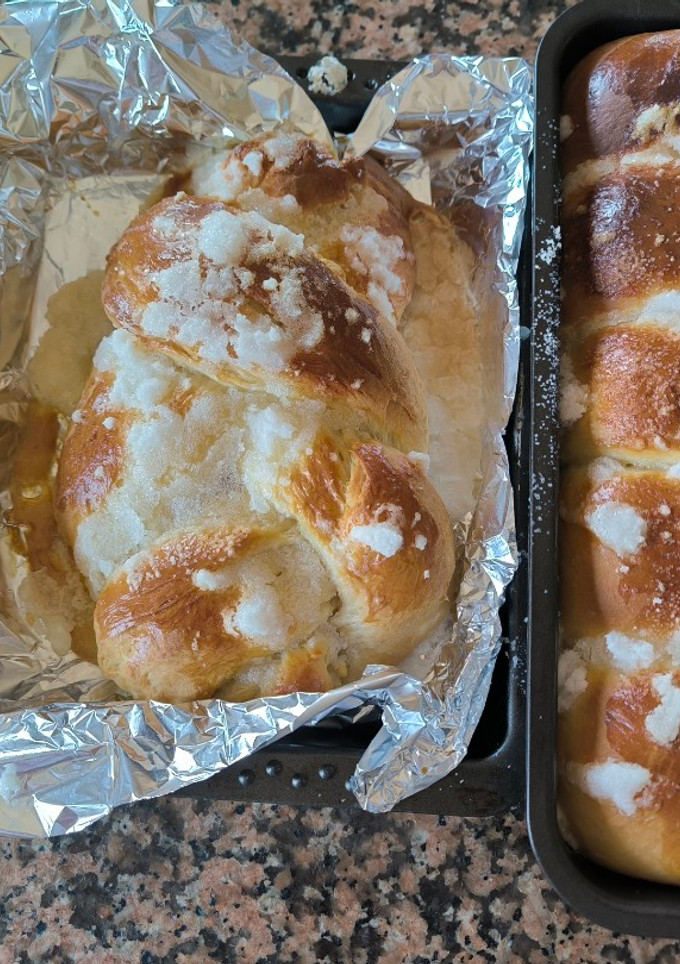 Una foto de Pan brioche dulce