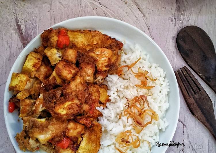 380. Dadar Orek Tahu Tempe