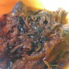 A picture of Tongkol asam manis simple.