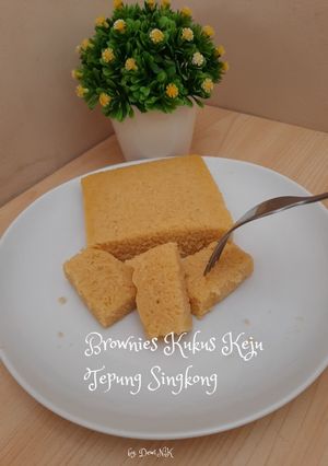 Foto resep Brownies Kukus Keju (Tepung Singkong)