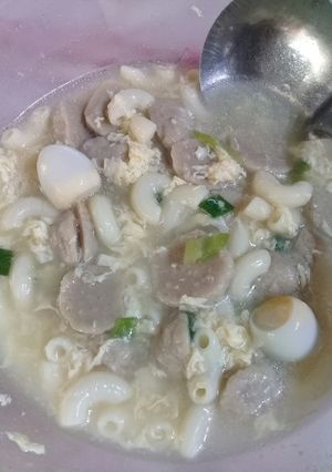 Foto resep Sup bakso makaroni