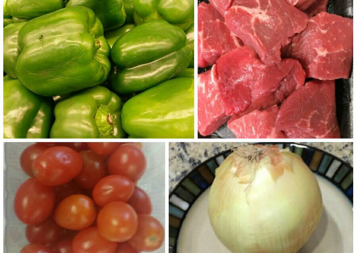 Beef and Vegetable Kebabs with Brown Rice