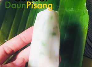 Gambar Lepat Cendol Daun Pisang 🌽🥥🍌