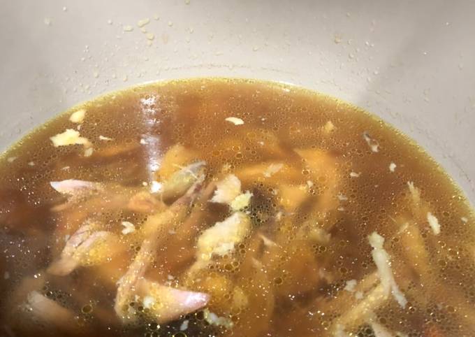 Resep Sup ayam angkak (herbal chicken angkak soup)