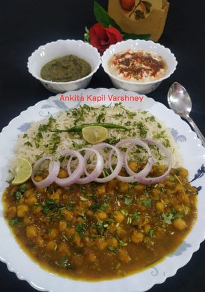 A picture of Chole Rice.