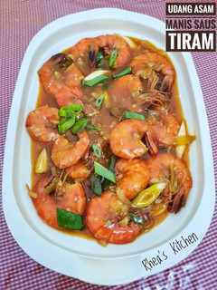Foto resep Udang Asam Manis Saus Tiram