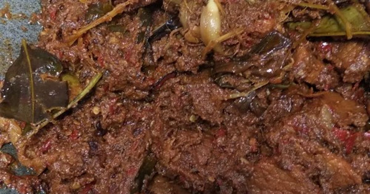Resep rendang daging 1 kg ayam rumahan enak dan mudah - Cookpad