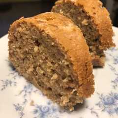 Una foto de Budín de banana integral