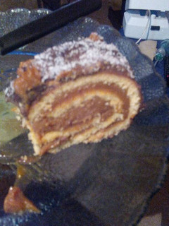 Una foto de Pionono con dulce de leche